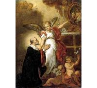 ZHAOSHAN Famoso Quadri Murale Stampe Olio con un ángel en el Jan Matejko per la Decorazione Domestica dell'ufficio 60x90cm