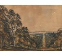 ZHAOSHAN Famoso Quadri Murale Stampe Olio el largo paseo de Windsor por Peter De Wint per L'arredamento del Soggiorno 60x90cm