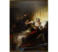 ZHAOSHAN Famoso Quadri Murale Stampe Olio Escena del día de San Bartolomé de Evariste per L'arredamento del Soggiorno 60x90cm