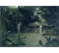 ZHAOSHAN Famoso Quadri Murale Stampe Olio Escena del sueño de una noche de verano de Danby per la Decorazione Domestica dell'ufficio 60x90cm