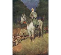 ZHAOSHAN Famoso Quadri Murale Stampe Olio General en su famoso cargador de Howard Pyle per L'arredamento del Soggiorno 60x90cm