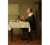 ZHAOSHAN Famoso Quadri Murale Stampe Olio Gracias por las pequeñas misericordias por Henry Stacy Marks per la Decorazione Domestica dell'ufficio 60x90cm