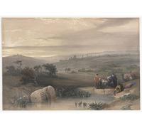 ZHAOSHAN Famoso Quadri Murale Stampe Olio Jerusalén por David Roberts per L'arredamento del Soggiorno 60x90cm
