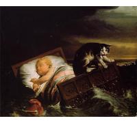 ZHAOSHAN Famoso Quadri Murale Stampe Olio la inundación del Biesbosch en By Lawrence Alma tadema per la Decorazione Domestica dell'ufficio 60x90cm