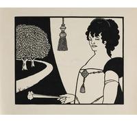 ZHAOSHAN Famoso Quadri Murale Stampe Olio Madame Rejane de un libro de cincuenta dibujos de Aubrey Beardsley per la Decorazione Domestica dell'ufficio 60x90cm