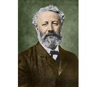 ZHAOSHAN Famoso Quadri Murale Stampe Olio Retrato del escritor francés Jules Verne de Nadar per la Decorazione Domestica dell'ufficio 60x90cm