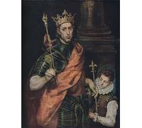 ZHAOSHAN Famoso Quadri Murale Stampe Olio San Luis San Luis de El Greco per L'arredamento del Soggiorno 60x90cm