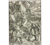 ZHAOSHAN Famoso Stampa Artistica Poster Stampa Agonía en el huerto de la Gran Pasión de Albrecht Dürer per L'arredamento del Soggiorno 60x90cm