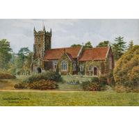 ZHAOSHAN Famoso Stampa Artistica Poster Stampa Iglesia de Sandringham Norfolk por Alfred Robert Quinton per L'arredamento del Soggiorno 60x90cm