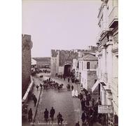 ZHAOSHAN Famoso Stampa Artistica Poster Stampa Interior de la Puerta de Jaffa por Félix Bonfils per L'arredamento del Soggiorno 60x90cm