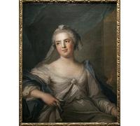 ZHAOSHAN Famoso Stampa Artistica Poster Stampa Madame Infante en Vestale de Jean Marc Nattier per L'arredamento del Soggiorno 60x90cm