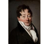 ZHAOSHAN Famoso Stampa Artistica Poster Stampa Retrato de Alexandre Balthazar Laurent Grimod de la Reynière por Louis Leopold Boilly per la Decorazione Domestica dell'ufficio 60x90cm