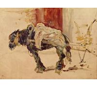 ZHAOSHAN Famoso Stampa Artistica Poster Stampa un caballo de tiro en Céleyran de Henri De Toulouse Lautrec per L'arredamento del Soggiorno 60x90cm