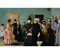 ZHAOSHAN Famoso Tela graffiti Artistiche Tela Albertine en la sala de espera del médico de la policía de Christian Krohg per la Decorazione Domestica dell'ufficio 60x90cm