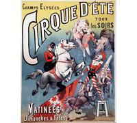 ZHAOSHAN Famoso Tela graffiti Artistiche Tela Cartel del Cirque D'etechamps-elysees en París de Emile Levy per la Decorazione Domestica dell'ufficio 60x90cm