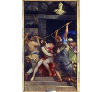 ZHAOSHAN Famoso Tela graffiti Artistiche Tela Cristo coronado de espinas de Tiziano Vecelli per L'arredamento del Soggiorno 60x90cm