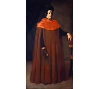 ZHAOSHAN Famoso Tela graffiti Artistiche Tela Doctor en Derecho por Francisco De Zurbarán per la Decorazione Domestica dell'ufficio 60x90cm