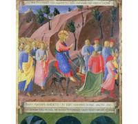 ZHAOSHAN Famoso Tela graffiti Artistiche Tela Entrada de Cristo en Jerusalén de Fra Angelico per L'arredamento del Soggiorno 60x90cm