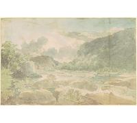ZHAOSHAN Famoso Tela graffiti Artistiche Tela Harpers Ferry desde abajo de Doughty per L'arredamento del Soggiorno 60x90cm