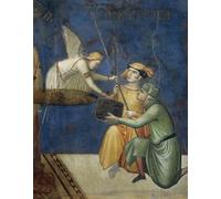 ZHAOSHAN Famoso Tela graffiti Artistiche Tela Justicia conmutativa o pena conmutativa de Ambrogio Lorenzetti per L'arredamento del Soggiorno 60x90cm