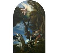 ZHAOSHAN Famoso Tela graffiti Artistiche Tela la muerte de san pedro mártir después de tiziano de william hilton per la Decorazione Domestica dell'ufficio 60x90cm