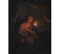 ZHAOSHAN Famoso Tela graffiti Artistiche Tela la penitente Santa María Magdalena de Godfried Schalcken per L'arredamento del Soggiorno 60x90cm