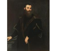 ZHAOSHAN Famoso Tela graffiti Artistiche Tela Lorenzo Soranzo Envejecido por Jacopo Robusti Tintoretto per la Decorazione Domestica dell'ufficio 60x90cm