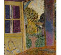 ZHAOSHAN Famoso Tela graffiti Artistiche Tela Puerta que da al jardín de Pierre Bonnard per la Decorazione Domestica dell'ufficio 60x90cm