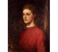 ZHAOSHAN Famoso Tela graffiti Artistiche Tela Retrato de una dama George Frederic Watts per L'arredamento del Soggiorno 60x90cm