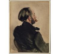ZHAOSHAN Famoso Tela graffiti Artistiche Tela Ricardo el hermano del artista de Adolph Menzel per la Decorazione Domestica dell'ufficio 60x90cm