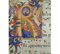 ZHAOSHAN Famoso Tela graffiti Artistiche Tela Sra. Fv la Anunciación representada en una R inicial adornada por Fra Angelico per L'arredamento del Soggiorno 60x90cm