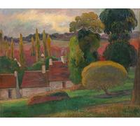 ZHAOSHAN Famoso Tela graffiti Artistiche Tela una granja en Bretaña de Paul Gauguin per la Decorazione Domestica dell'ufficio 60x90cm