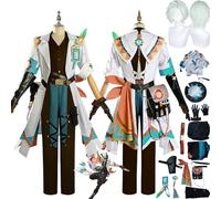 ZHAOSJ Genshin Impact IFA Cosplay Costume Outfit Game Carattere Varesa Yumemizuki Mizuki Uniforme Set completo set di Halloween Carnival Party Dress up con cappello da parrucca per uomini