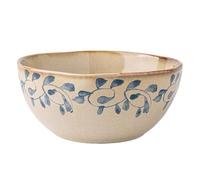 ZHAOSTORE Ciotola per noodle di forma irregolare da 14 cm, realizzata in ceramica ispessita, adatta per servire riso e frutta, con una capacità di 553 ml