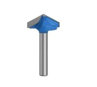 ZHaotn 1 pz. Gambo da 6 mm, 60, 90, 120, 150 Gradi, Tipo V, Fresa for scanalatura, Fresa in Metallo Duro for Incisione CNC.