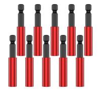 ZHaotn 20/10 pezzi Supporto di prolunga for cacciavite Robusto adattatore for punta da trapano in acciaio al cromo vanadio con gambo esagonale da 1/4 di pollice