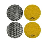 ZHaotn 4 pezzi di tamponi lucidanti diamantati elettrodeposti da 50 mm, dischi abrasivi for granito e marmo, mini lucidatrice for pietra e giada da 2 pollici