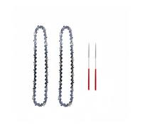 ZHaotn Catene da 8 pollici e barra di guida Mini catene in acciaio Lama for sega elettrica Utensile elettrico Accessorio for sega Sostituzione taglio legno