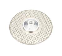 ZHaotn Disco da taglio elettrolitico diamantato a doppia faccia da 4/4,5/5/6/9 pollici, lama for sega brasata sotto vuoto M14 for affilatrice