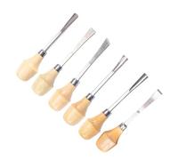 ZHaotn Scalpelli a mano for intaglio del legno 130 mm dritti - Strumenti semicircolari for falegnameria