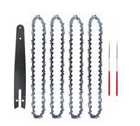 ZHaotn Set di catena e piastra guida in acciaio da 8 pollici, adatto for motosega elettrica da 8 pollici, utilizzata for la potatura e la registrazione di tronchi. Parti di seghe elettriche.