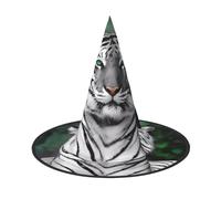 ZHAOUR 2 cappelli di Halloween - Carino leopardo stampa streghe decorazione festa, Cosplay gioco di ruolo, carnevale, abbigliamento in maschera forniture