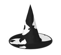 ZHAOUR 2 cappelli di Halloween - Panda stampa animale streghe decorazione festa, cosplay gioco di ruolo, carnevale, abbigliamento in maschera forniture