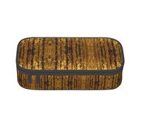 ZHAOUR Astuccio con a7ee6b7db5860ad7fb56e2b36a60a39 (1) Design a stampa completa - Organizer multiuso - Tessuto Oxford resistente, scomparti multipli, Glitter oro paillettes, Taglia unica, Zaino per