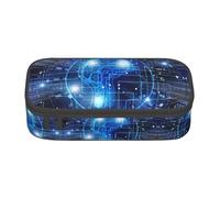 ZHAOUR Astuccio con bandiera di Malta - Organizer multiuso - Tessuto Oxford resistente, scomparti multipli, Intelligenza Artificiale Cervello, Taglia unica, Zaino per la scuola