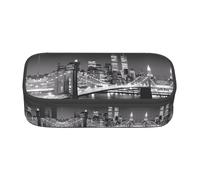 ZHAOUR Astuccio con motivo Tractor Agriculture Tranquil Full-Print - Organizer multiuso - Tessuto Oxford resistente, scomparti multipli, New York, Taglia unica, Zaino per la scuola