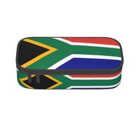 ZHAOUR Astuccio con stampa bandiera svizzera - organizer multiuso - tessuto Oxford resistente, scomparti multipli, Bandiera sudafricana, Taglia unica, Zaino per la scuola