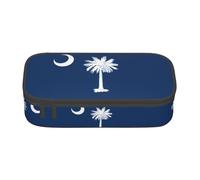 ZHAOUR Astuccio con stampa bandiera svizzera - organizer multiuso - tessuto Oxford resistente, scomparti multipli, Bandiera della Carolina del Sud, Taglia unica, Zaino per la scuola