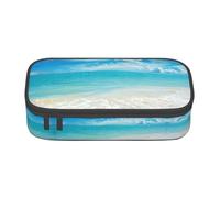 ZHAOUR Astuccio con stampa bandiera tedesca, organizer multiuso, tessuto Oxford resistente, scomparti multipli, Acqua di mare panoramica, Taglia unica, Zaino per la scuola