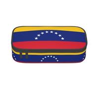ZHAOUR Astuccio con stampa bandiera tedesca, organizer multiuso, tessuto Oxford resistente, scomparti multipli, Bandiera del Venezuela, Taglia unica, Zaino per la scuola